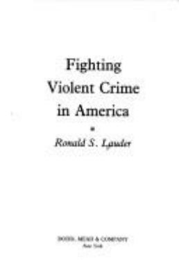 Fighting violent crime in America