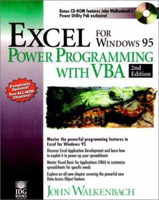 Excel for Windows 95 power programming with VBA