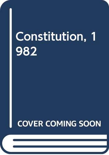 Patriation of the Constitution of Canada 1982 : a pictorial record = Le repatriement de la Constitution du Canada 1982 : reportage photographique