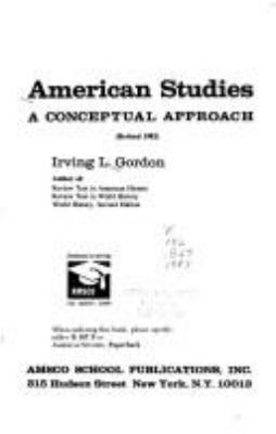 American studies : a conceptual approach