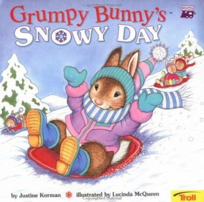 Grumpy bunny's snowy day