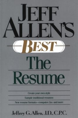 Jeff Allen's best : the resume