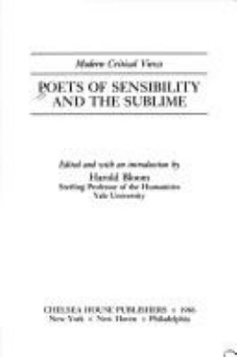 Poets of sensibility and the sublime