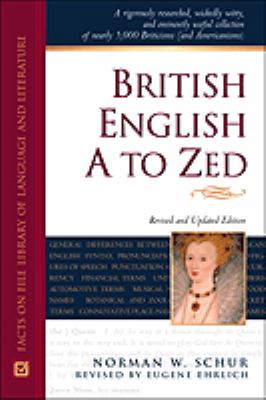 British English, A to Zed