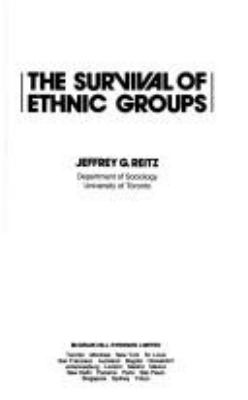 The survival of ethnic groups