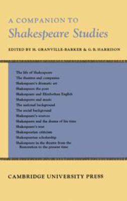 A Companion to Shakespeare studies