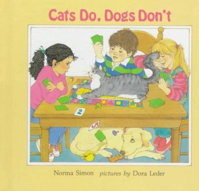 Cats do, dogs don't