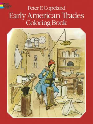 Early American trades : coloring book