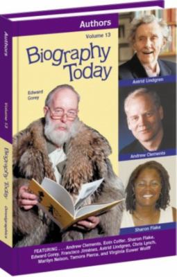 Biography today. Authors, Vol. 13 /