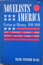 Novelists' America : fiction as history, 1910-1940