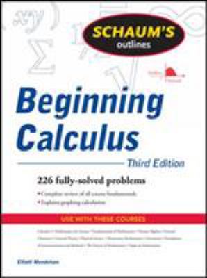 Schaum's outline of beginning calculus