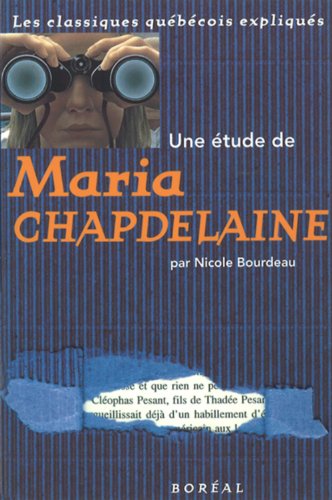 Une étude de Maria Chapdelaine de Louis Hémon