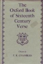 The Oxford book of sixteenth century verse