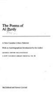 The poems of Al Purdy