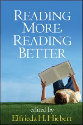 Reading more, reading better