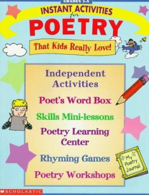 Instant activities for poetry that kids really love!