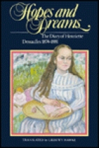 Hopes and dreams : the diary of Henriette Dessaulles, 1874-1881