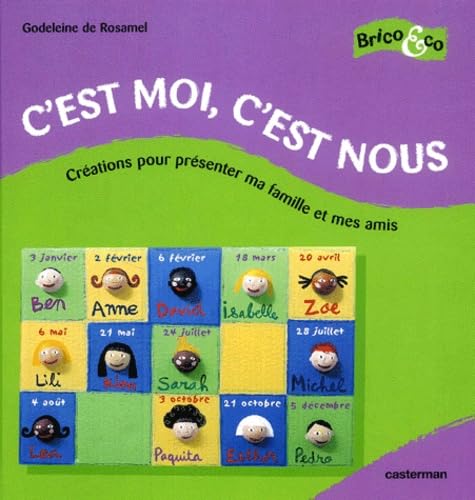 C'est moi, c'est nous : créations pour présenter ma famille et mes amis