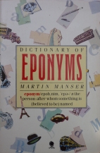 Dictionary of eponyms