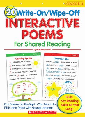 20 write-on / wipe-off interactive poems for shared reading