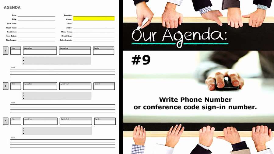 Meetings : The Agenda and Minutes